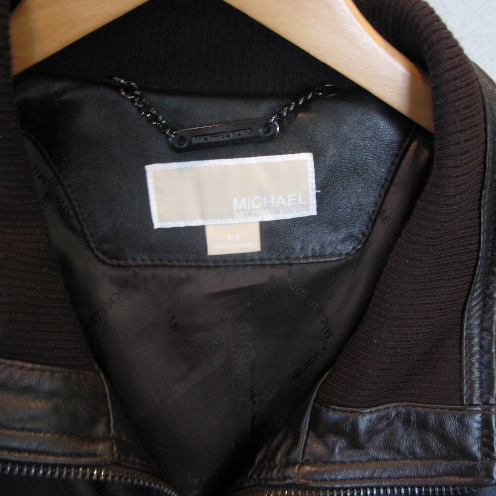 Michael Michael Kors Leather Jacket "Nice Jacket" - image 3